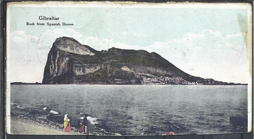 1928 cartolina gibilterra - cartolina,