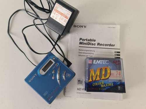 Sony r500 blu lettore mini - blu,