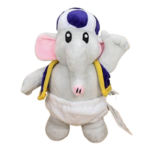 Elefante rospo blu super mario - blu,