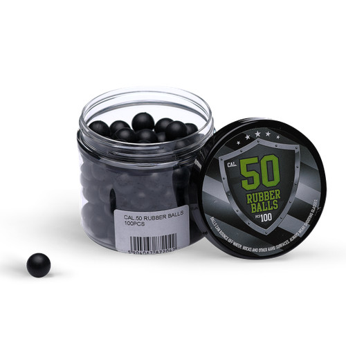 100 palline gomma dura - 100,