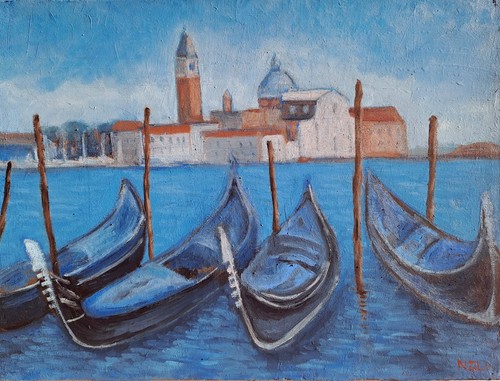 Quadro olio tela 30x40 - quadro,