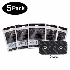COMPEX EASY SNAP ELETTRODI 2IN X 4IN - CONFEZIONE DA 5 (10 ELETTRODI) - NERO