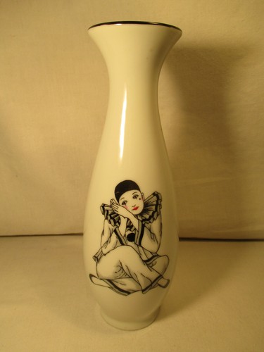 Pierot clown arlecchino vaso - arlecchino,