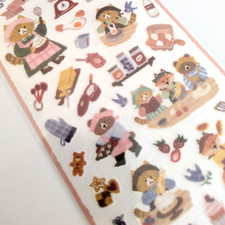 Foglio Adesivo Diario MINDWAVE Merry Friends - Cucina Gatto (Cucina Alimentare)