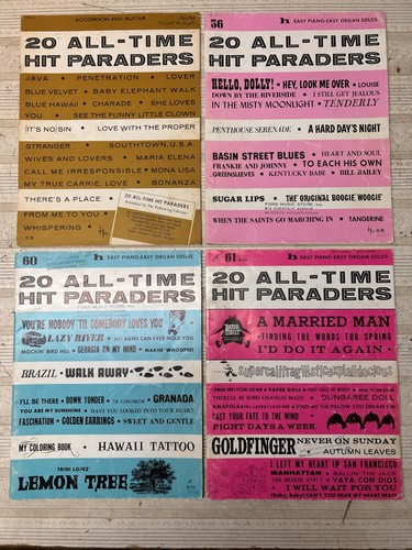 Lotto spartiti vintage hit - 20,