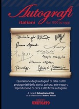 CATALOGO AUTOGRAFI ITALIANI
