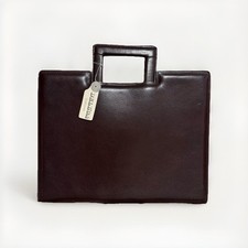 DELL'GA CARTELLA PELLE MARRONE
