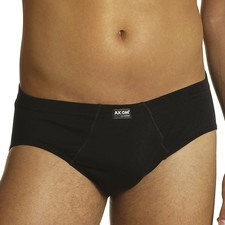 3 Slip uomo Axiom in cotone elasticizzato con elastico infilato e logo art 2665