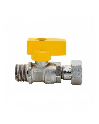 Rubinetto farfalla gas con - gas,
