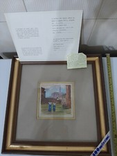 Pittura su lastra in argento 800 mm 130x130, ottime condizioni come da foto