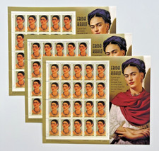 Scott #3509 34¢ Frida Kahlo artista messicano | 3 fogli x 20 = 60 francobolli FV$20,40