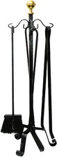 Attrezzatura per camino in ferro mod. Lusso set attrezzi 5 pezzi