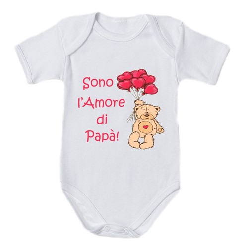 Body bimba con stampa amore - stampa,