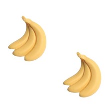  3 paia orecchini a banana