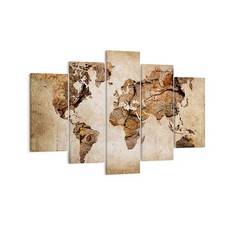 Quadro su Tela 150x100cm mappa