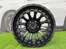 4x R17 Inch 6x139.7 Rhino Raid Style Black Matt Wheels: Fits For 4Runner