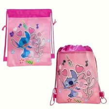 BORSA SACCHETTO LILO E STITCH SCUOLA PORTA OGGETTI BAMBINI ZAINETTO