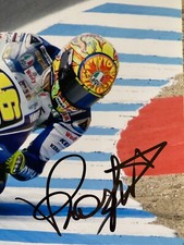Valentino Rossi Autografo Signed Foto Photo 25x20cm Perfetta Original Rarissima
