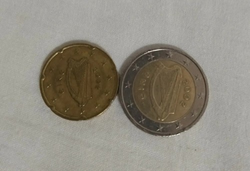 Irlanda rara moneta euro - 2,