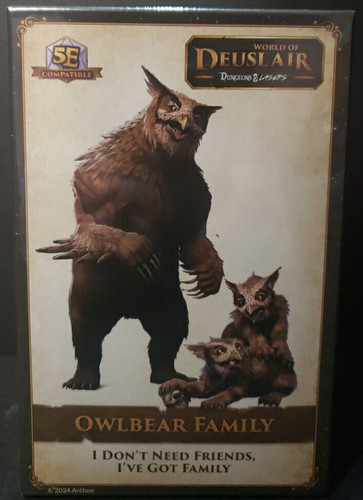 Famiglia gufi dungeons e - gufi,