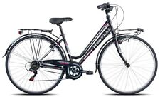 Bici Torpado CITY BIKE Donna ALBATROS T481 cambio shimano TZ50 6V NERO ACCIAIO