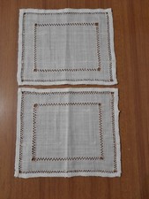 Coppia centrini rettangolari