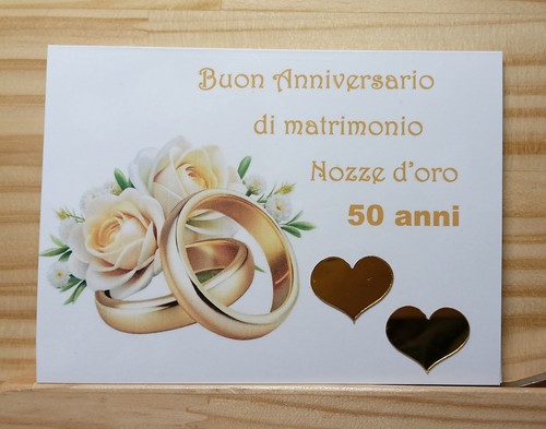 Nozze oro 50 anni - nozze,