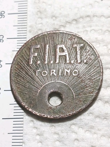 Raro gettone fiat valore - fiat,