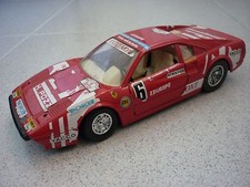 FERRARI 308 GTB CON DECALS- BURAGO  - SCALA 1:24 - ANNI '80