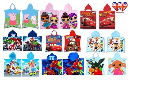 Poncho asciugamano bambini con - poncho,