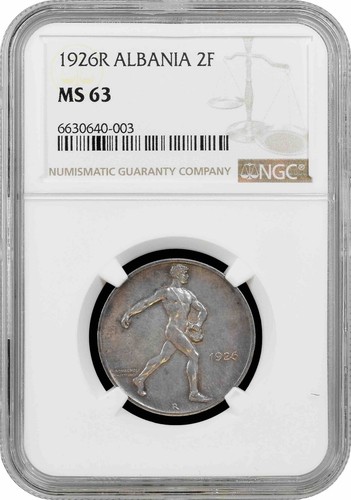 Albania franga ari 1926 ngc - ari,