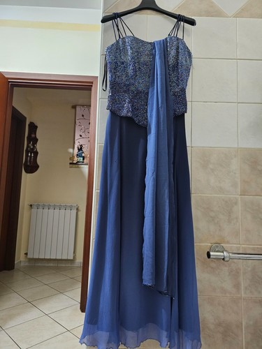 Abito cerimonia lungo blu - cerimonia,