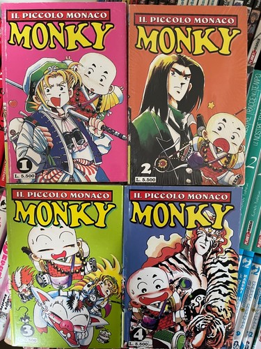 Piccolo monaco monky blocco - monaco,