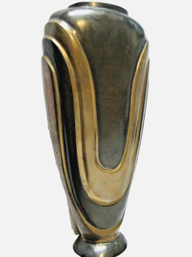 Vaso art deco bronzo - vaso,