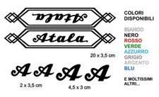 KIT Adesivi Atala Bici Vintage Alta qualità sticker decals Epoca Bike 