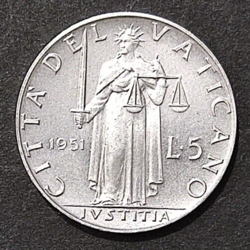 Vaticano pio xii lire - vaticano,