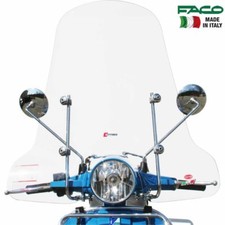 FACO PARABREZZA ALTO COMPLETO PIAGGIO VESPA PX 125-150-200 ARCOBALENO 1984-1997