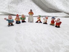 Biancaneve e i sette nani - statuine in plastica - vintage anni '60/70