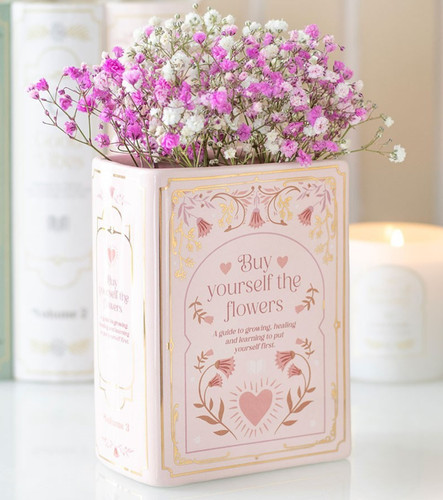 Vaso fiori rosa forma di - rosa,