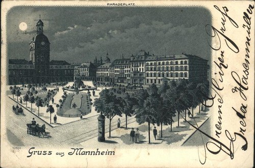 Mannheim paradeplatz carrozza - paradeplatz,