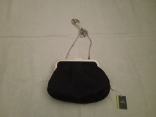 Pochette da cerimonia nera con