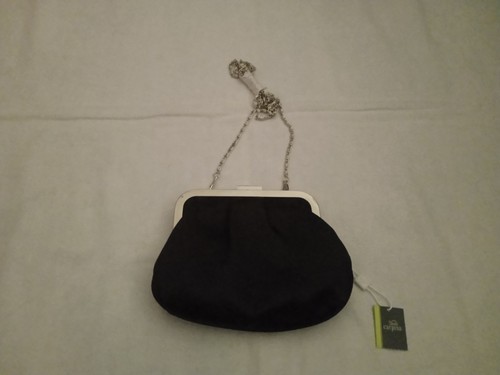 Pochette cerimonia nera con - pochette,