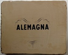 BELLA PIETRA LITOGRAFICA MATRICE DA STAMPA RIPORTA VECCHIO LOGO DITTA ALEMAGNA