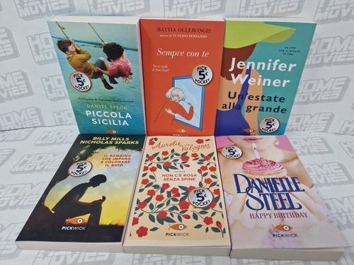 Lotto libri italiano - lotto, 6