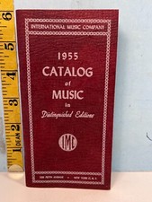 1955 Catalogo di Musica in