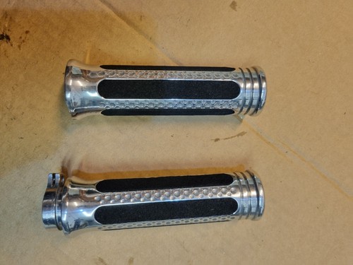 Manopole cromate per manubrio - manopole,