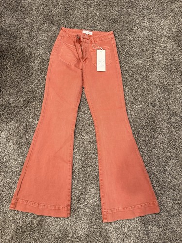 Jeans svasati risen peach - risen,
