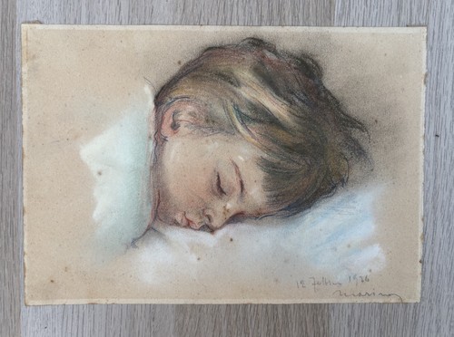 Quadro antico fanciullo che - antico, -fanciullo