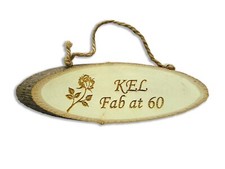 Piccola targa insegna legno