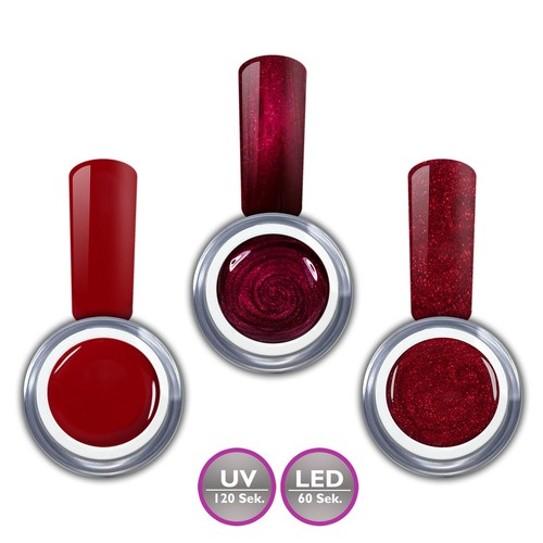 Set gel colorante rosso - gel,